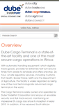 Mobile Screenshot of cargoterminal.dubetradeport.co.za